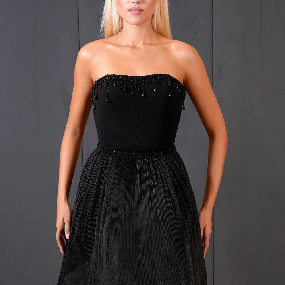 Velour Bloom Dress